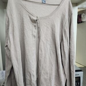 Old Navy Tan Cardigan Sweater
